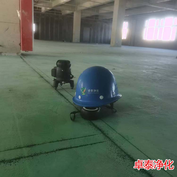 卓泰净化承接万级净化车间装修施工现场图
